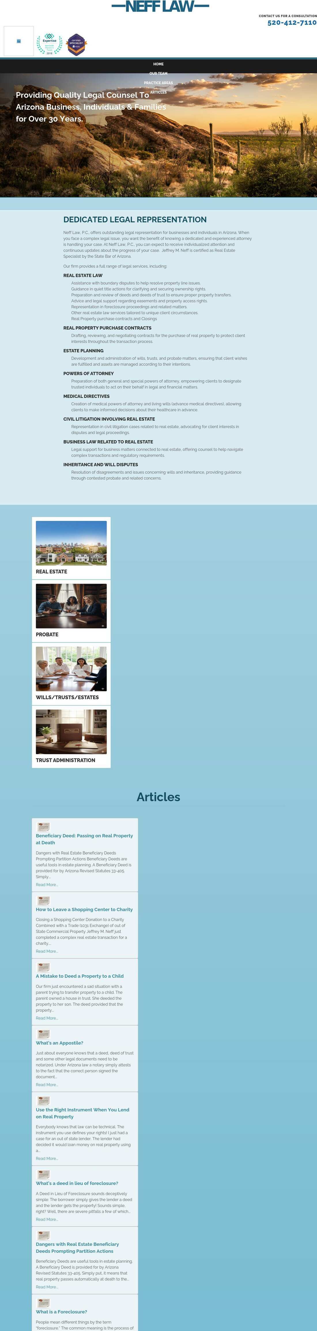 Neff & Griffith, P.C. - Tucson AZ Lawyers