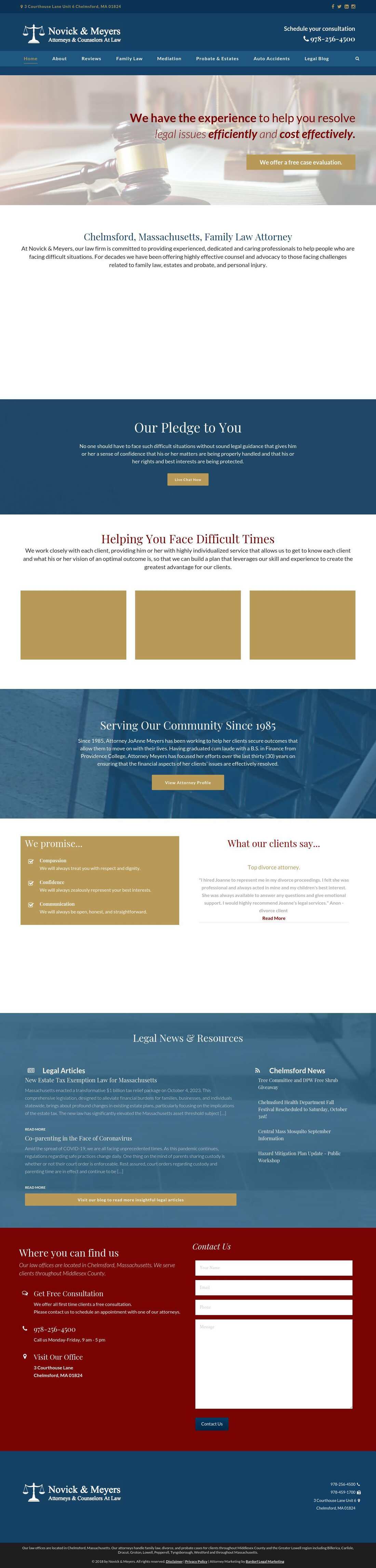 Novick & Meyers - Chelmsford MA Lawyers