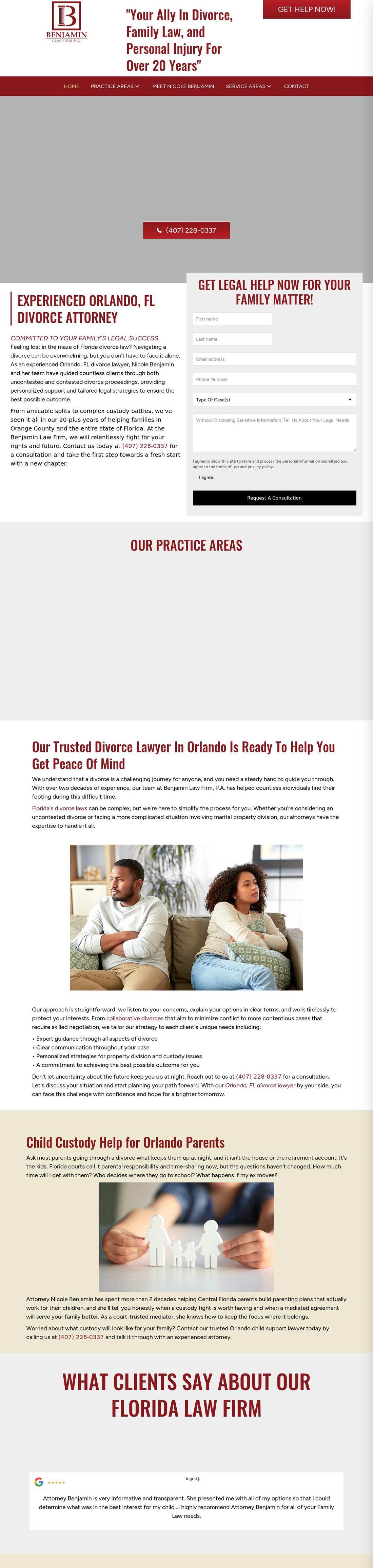 Benjamin Law Firm, P.A. - Orlando FL Lawyers
