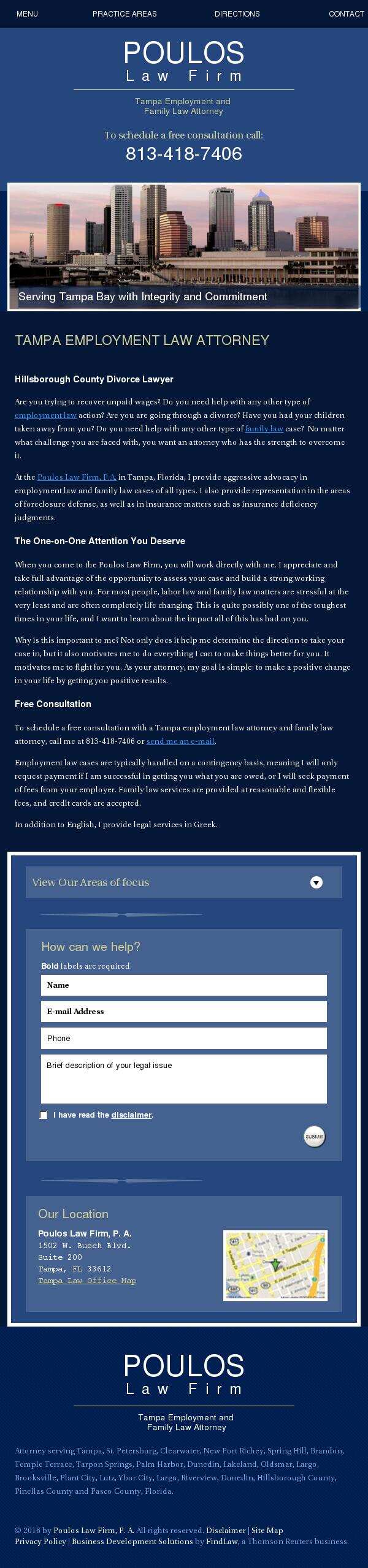 Poulos Law Firm, P. A. - Tampa FL Lawyers