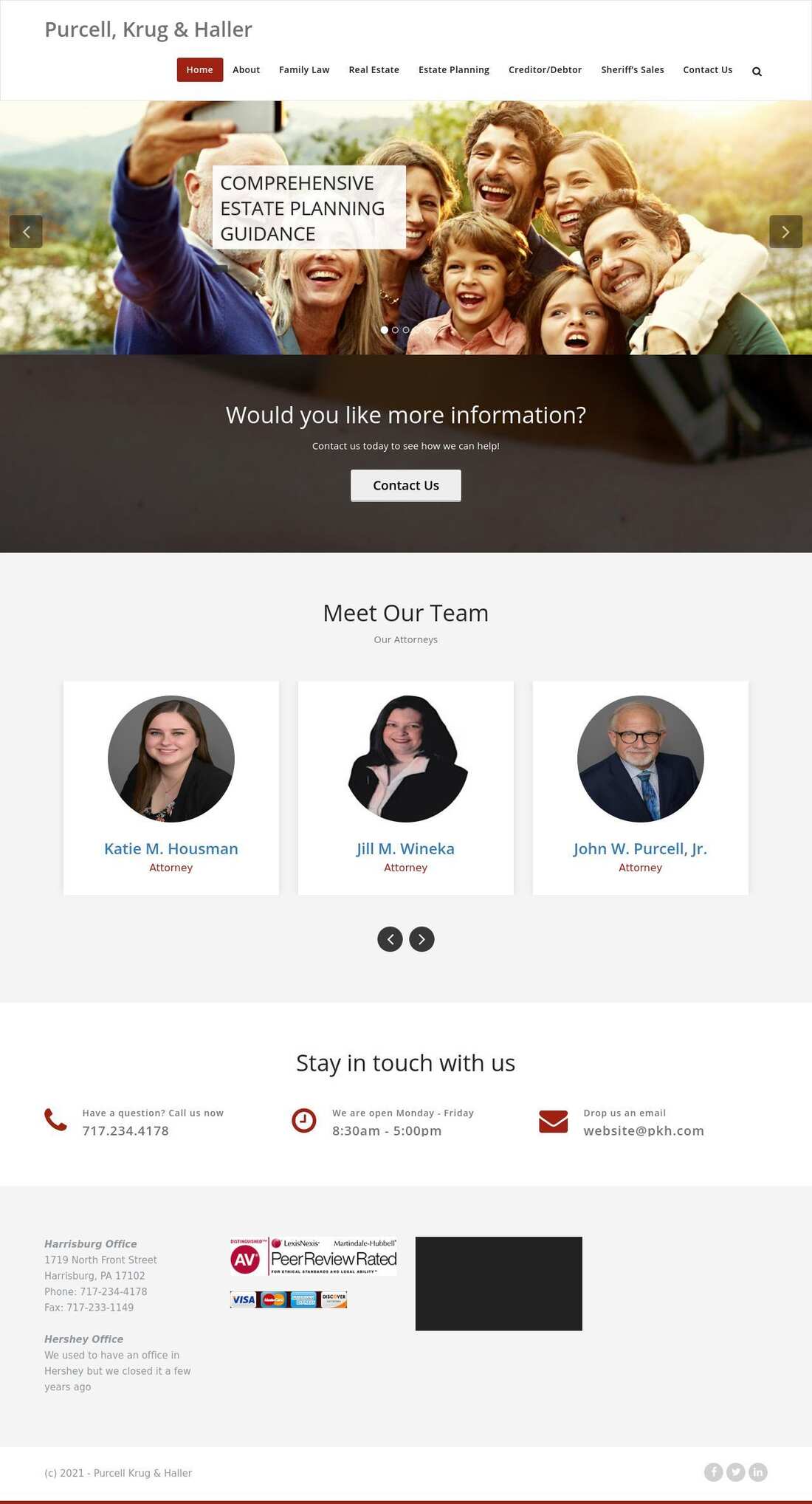 Purcell, Krug & Haller - Hershey PA Lawyers