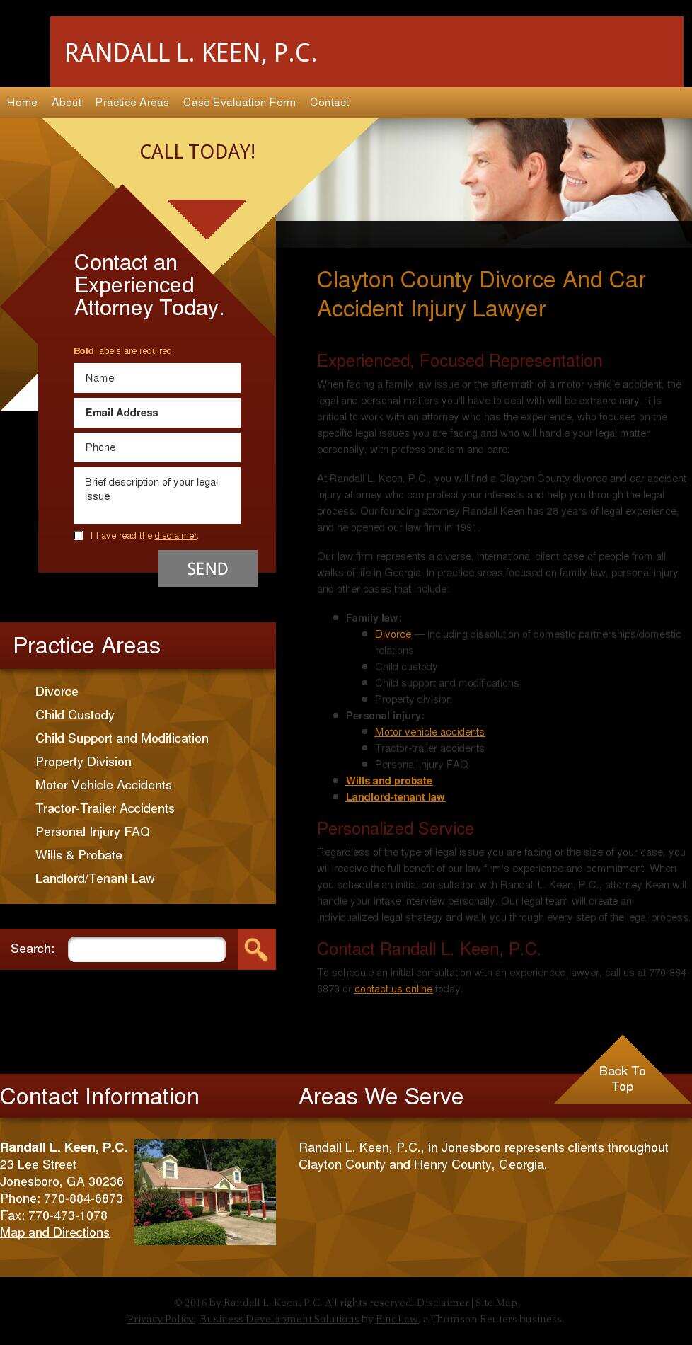 Randall L. Keen, P.C. - Jonesboro GA Lawyers