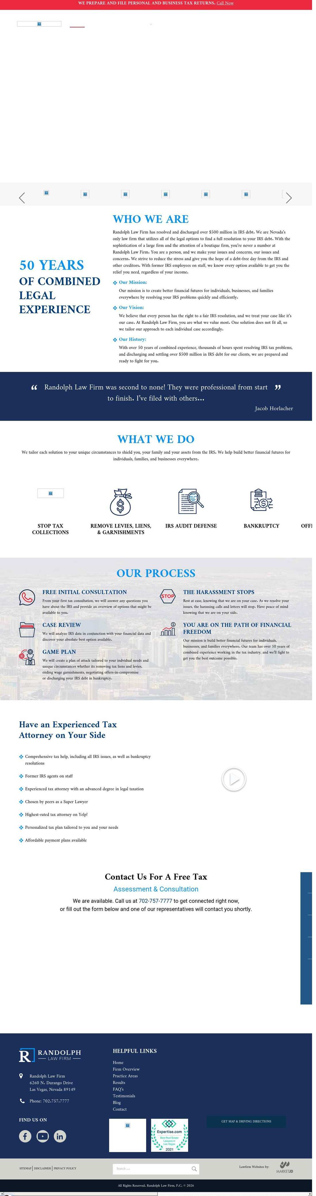 Randolph Law Firm, P.C. - Las Vegas NV Lawyers