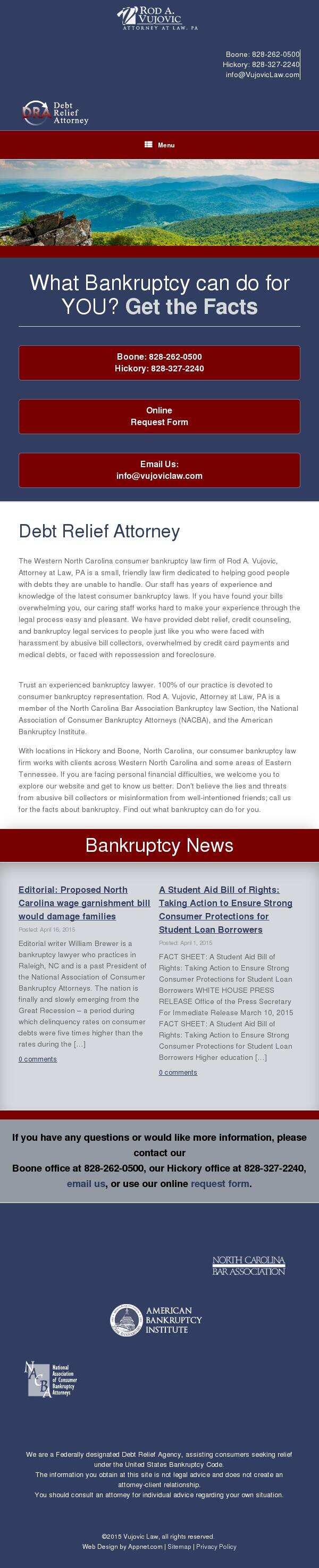 Rod A. Vujovic, Attorney at Law, PA - Hickory NC Lawyers