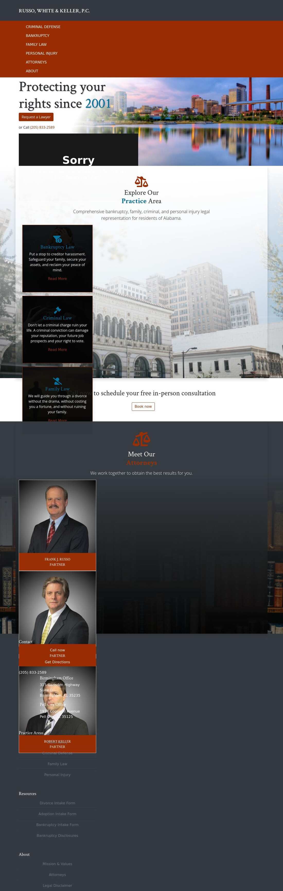 Russo White & Keller PC - Birmingham AL Lawyers