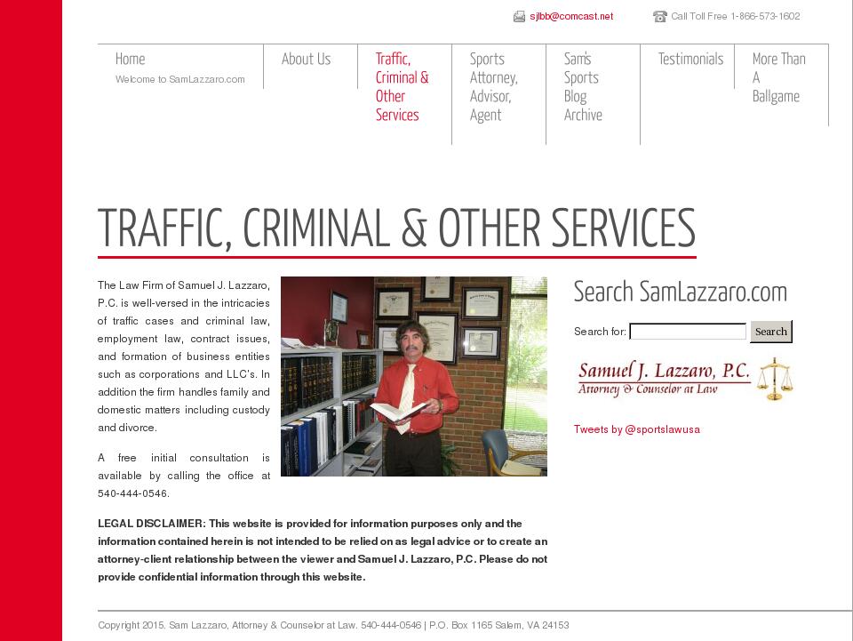 Samuel J. Lazzaro, P.C. - Salem VA Lawyers