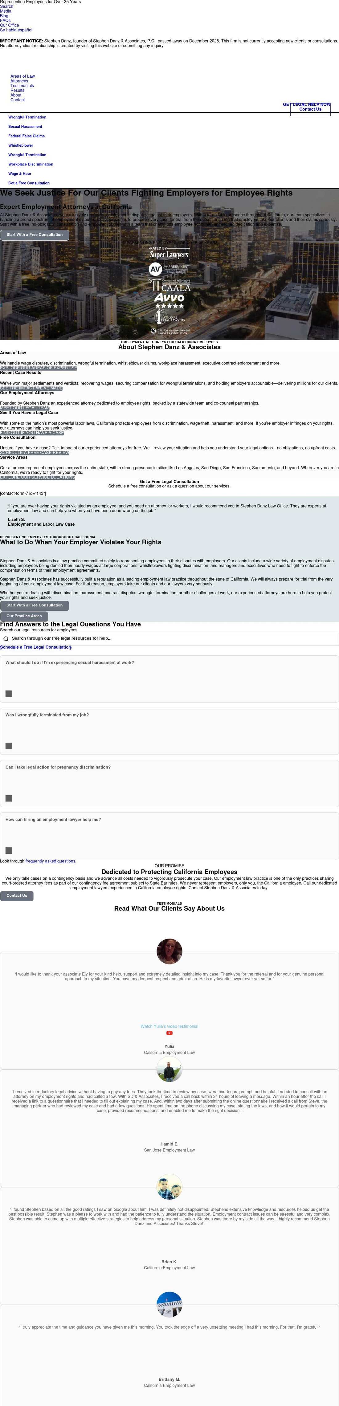 Stephen Danz & Associates - Simi Valley CA Lawyers