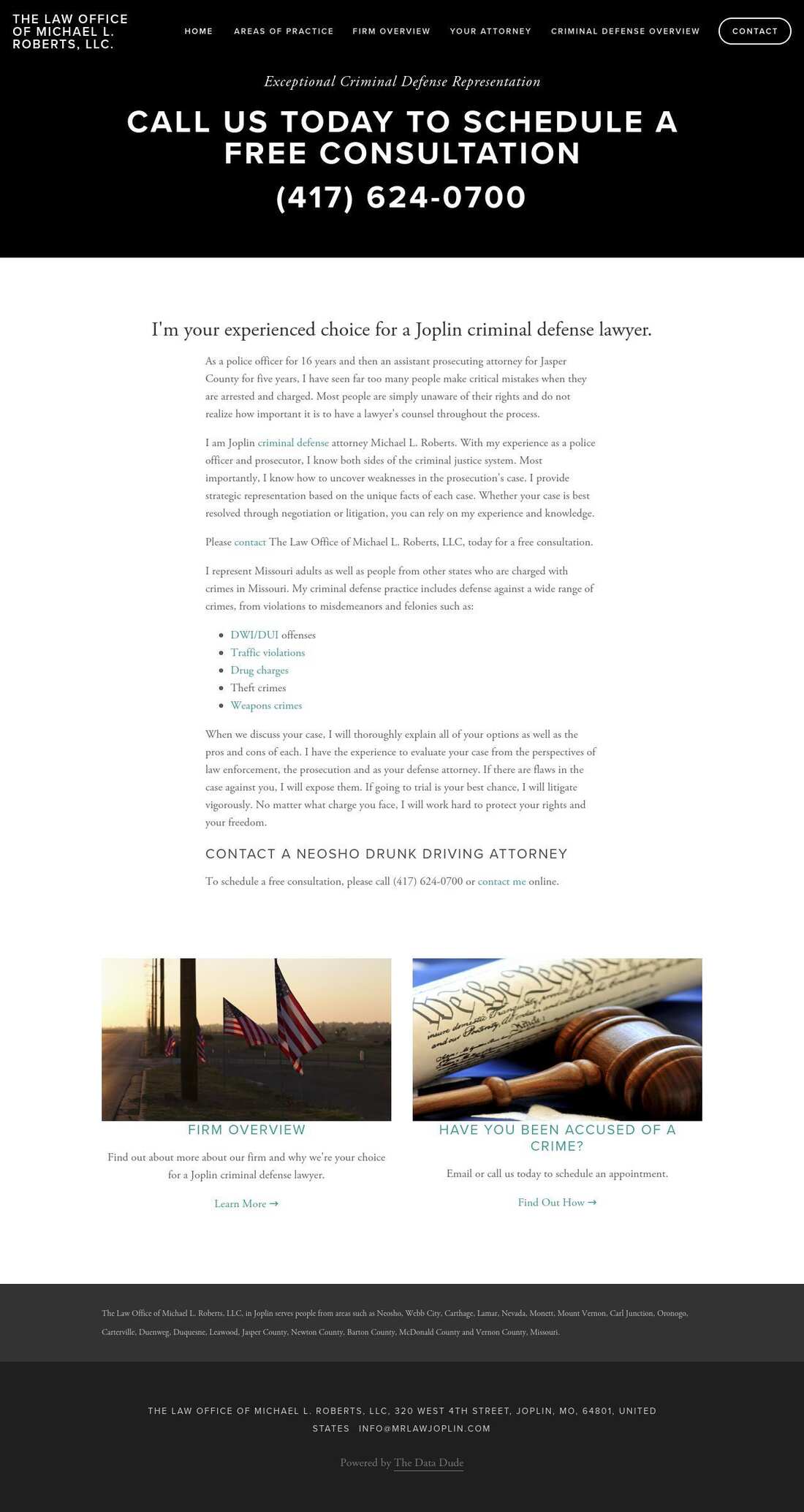 The Law Office of Michael L. Roberts, LLC - Joplin MO Lawyers