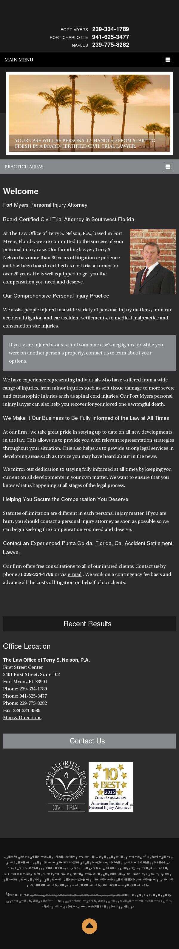 The Law Office of Terry S. Nelson, P.A. - Fort Myers FL Lawyers