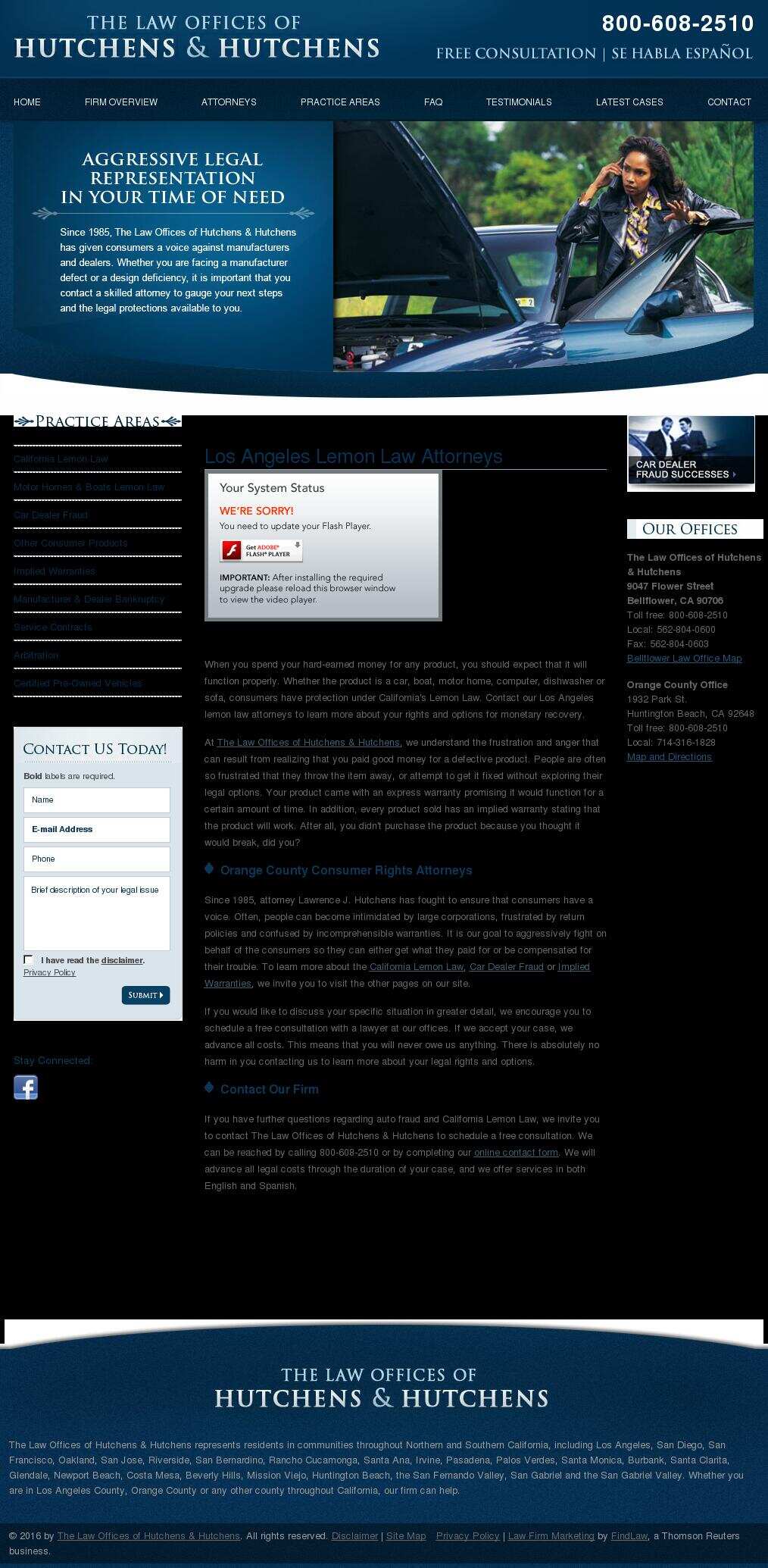 The Law Offices of Hutchens & Hutchens - Bellflower CA Lawyers