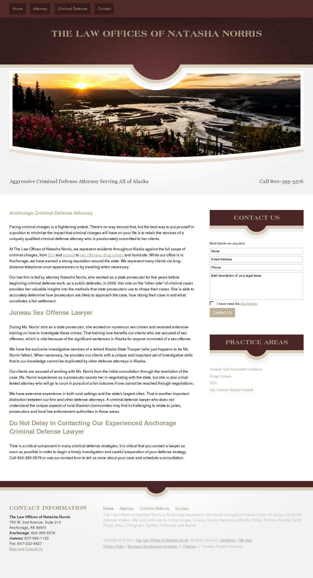 The Law Offices of Natasha Norris - Anchorage AK Lawyers