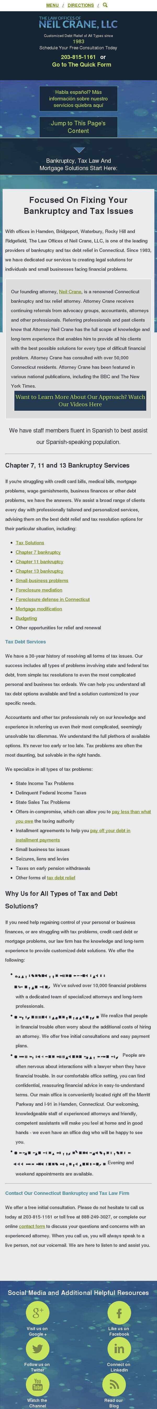 The Law Offices of Neil Crane LLC - Waterbury CT Lawyers