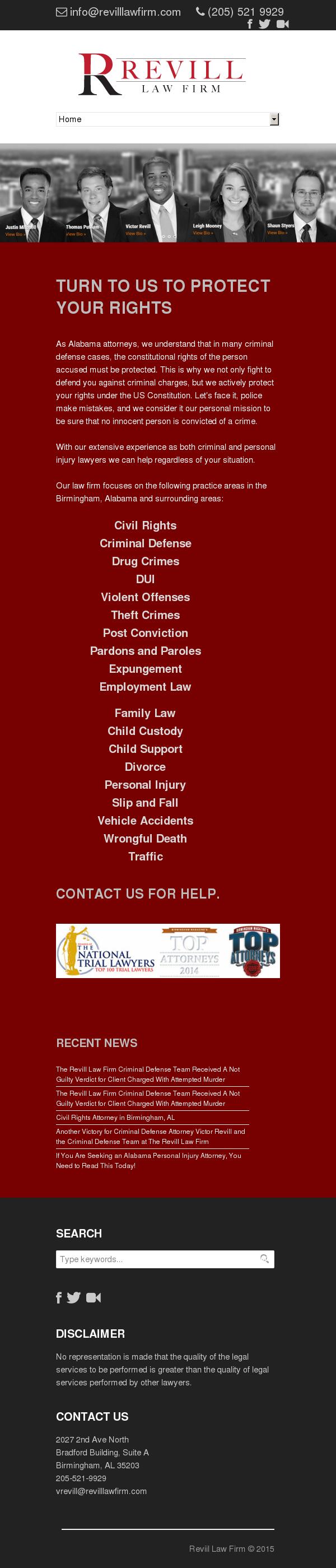 The Revill Law Firm - Birmingham AL Lawyers