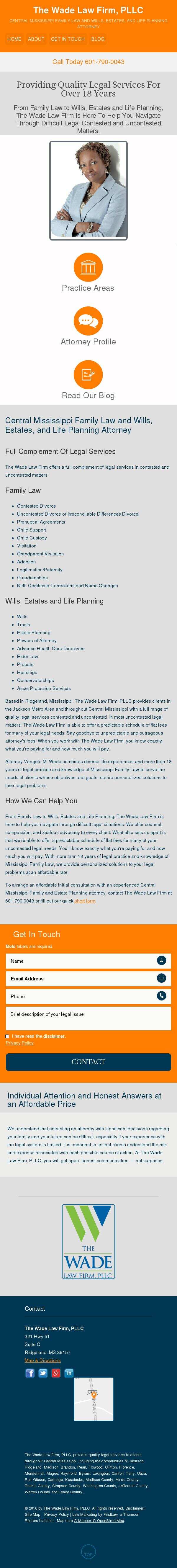 The Wade Law Firm, PLLC - Ridgeland MS Lawyers