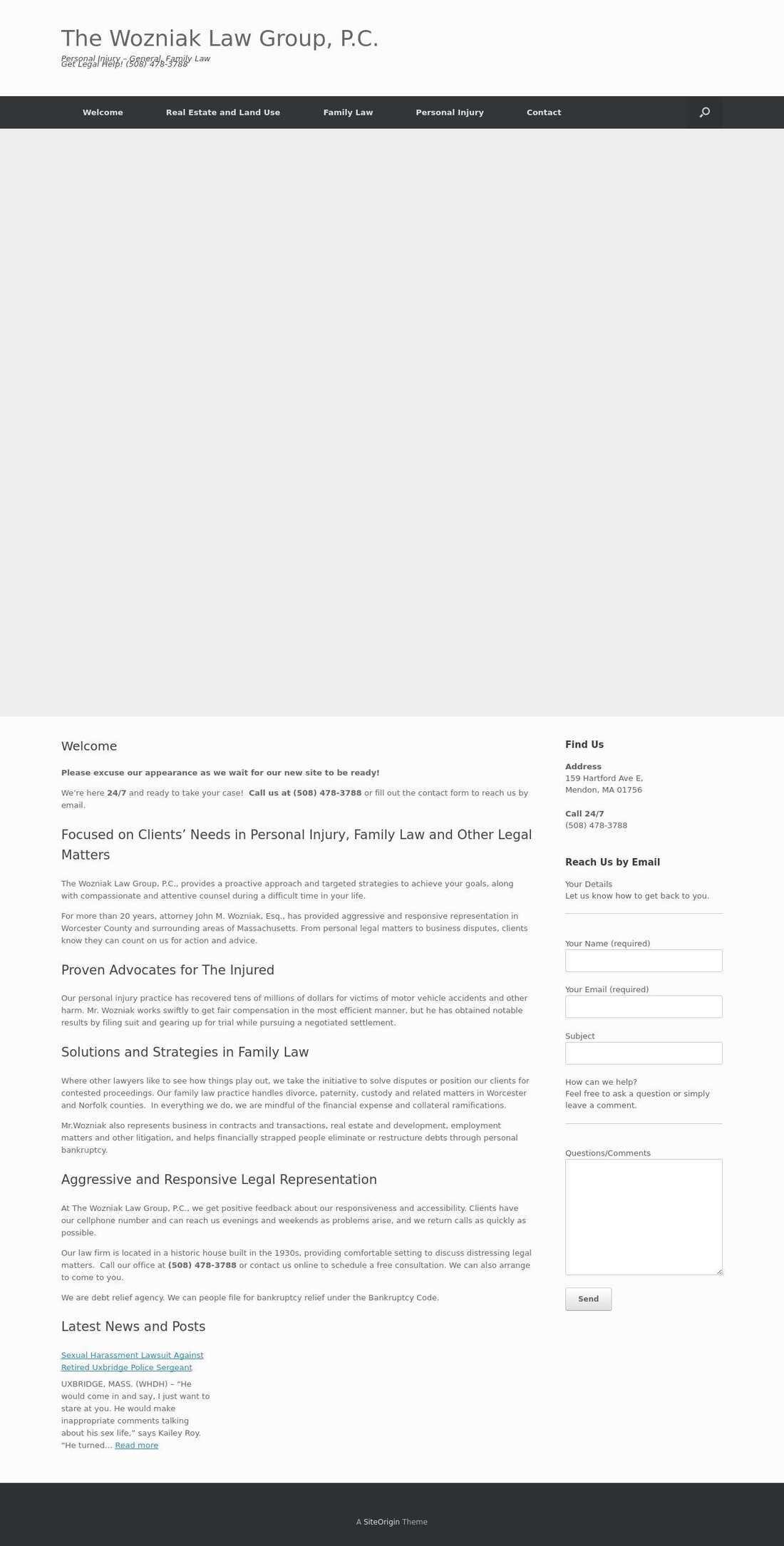 The Wozniak Law Group, P.C. - Mendon MA Lawyers