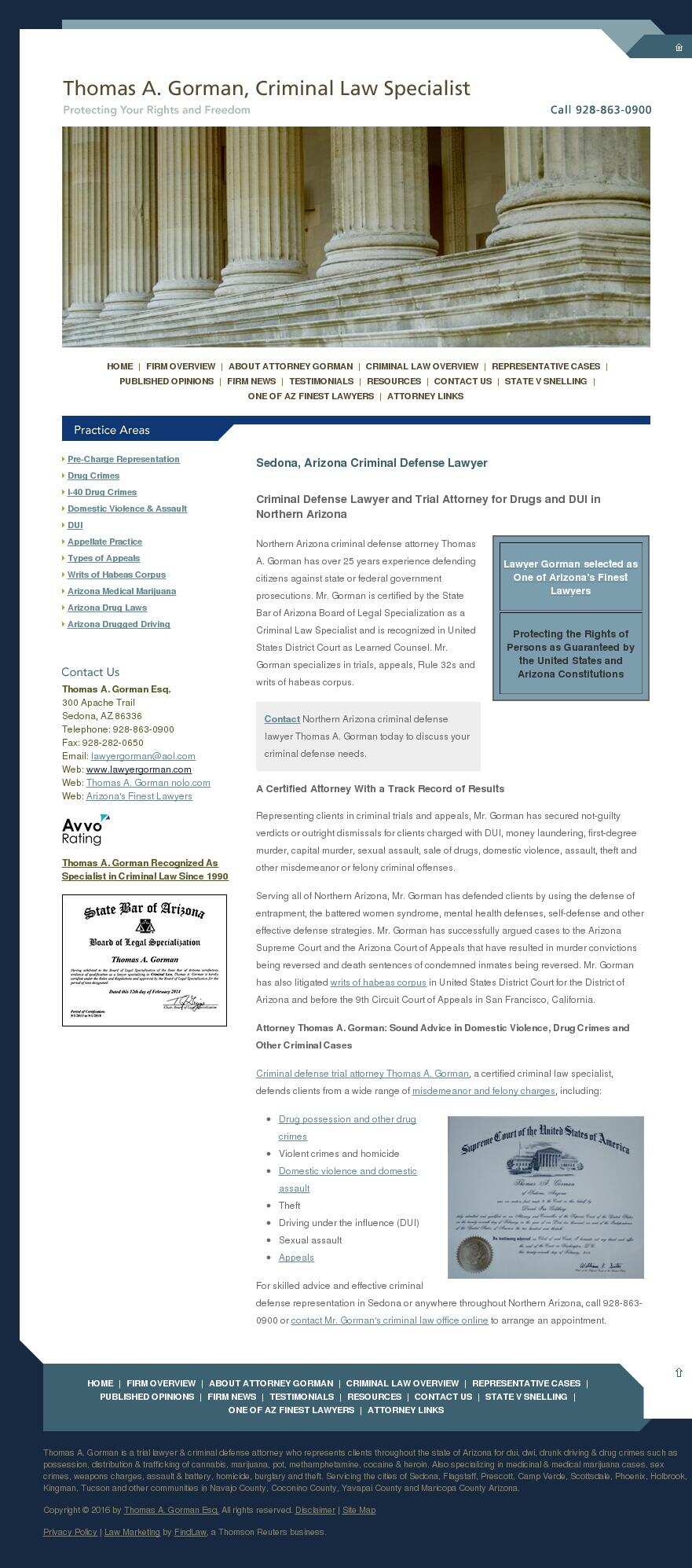 Thomas A. Gorman Esq. - Sedona AZ Lawyers