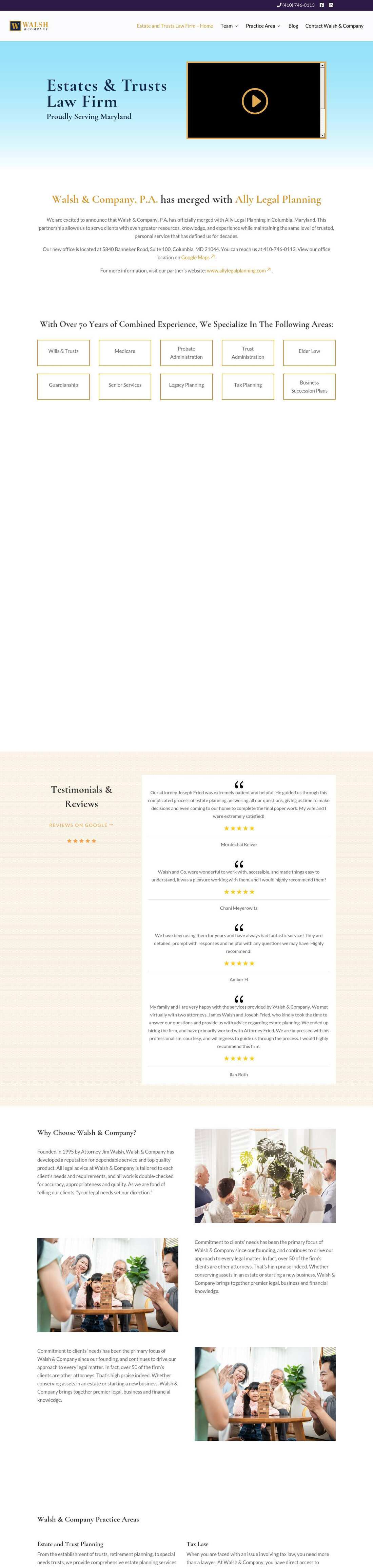 Walsh & Company, P.A. - Columbia MD Lawyers