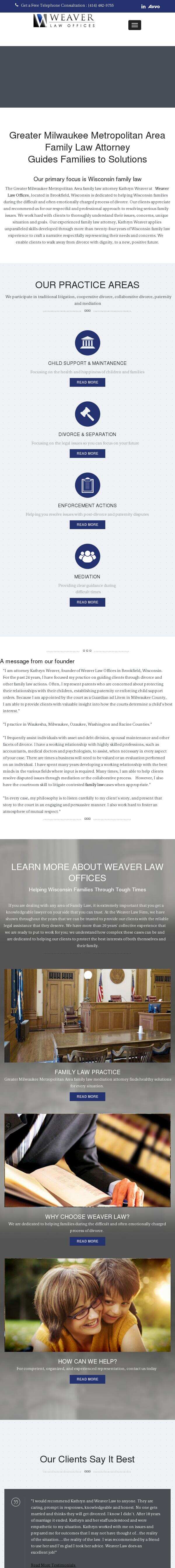 Weaver Law Offices - Brookfield WI Lawyers