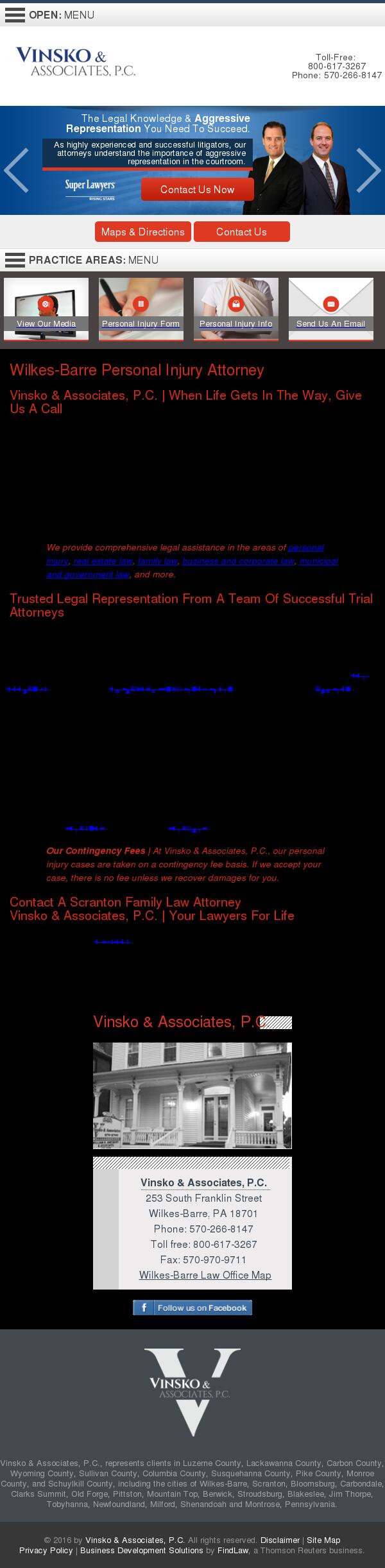 William E. Vinsko - Wilkes-Barre PA Lawyers