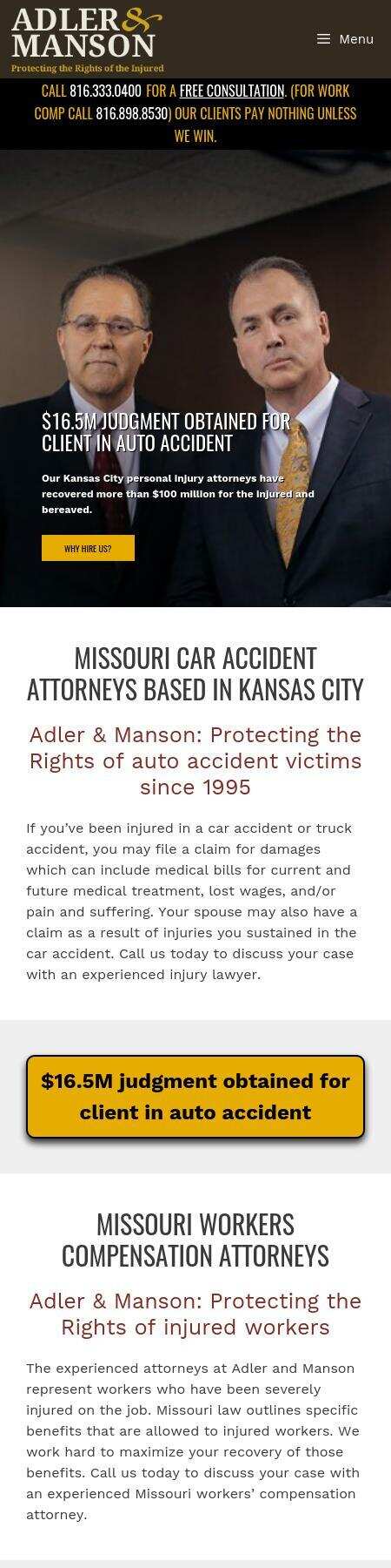 Adler & Manson - Kansas City MO Lawyers