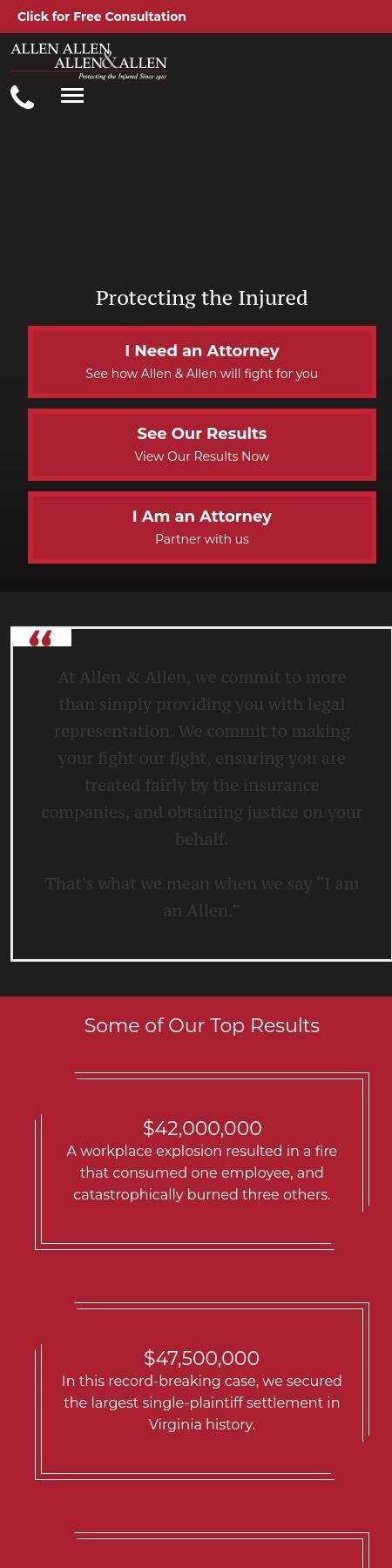 Allen, Allen, Allen & Allen, P.C. - Stafford VA Lawyers