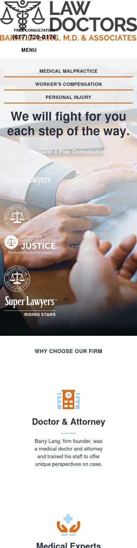 Barry D. Lang, M.D., & Associates - Newton MA Lawyers