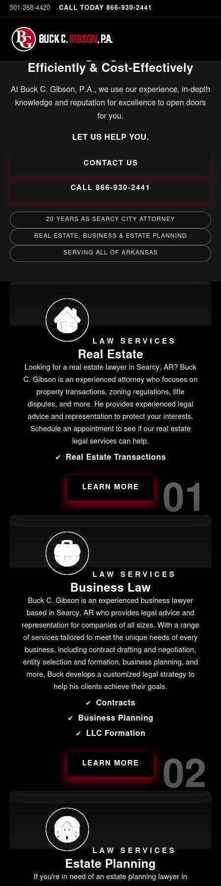 Buck C. Gibson, P.A. - Searcy AR Lawyers