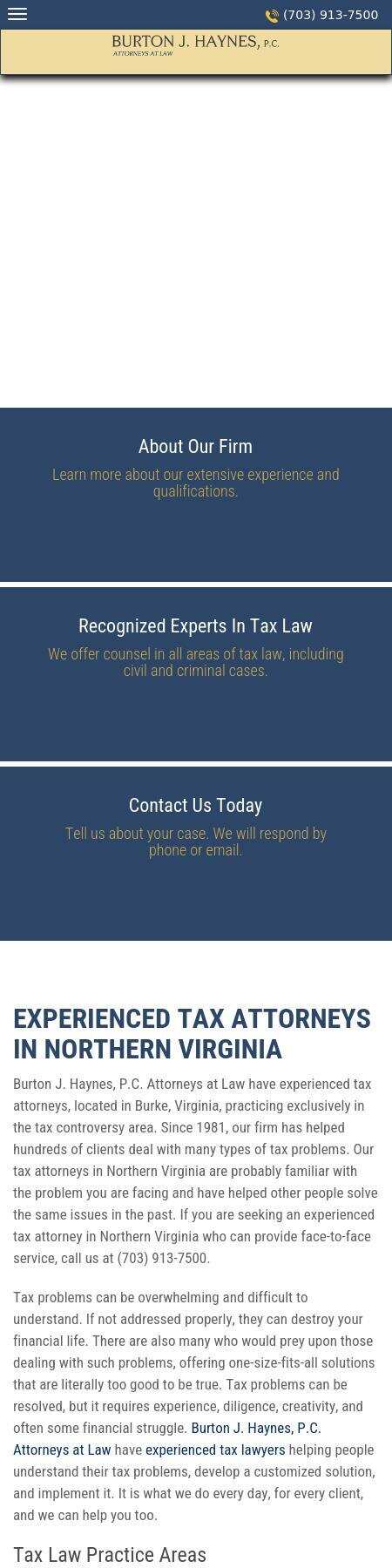 Burton J. Haynes, P.C. - Burke VA Lawyers