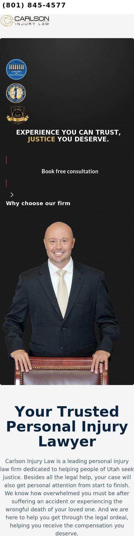Carlson Injury Law - Syracuse UT Lawyers
