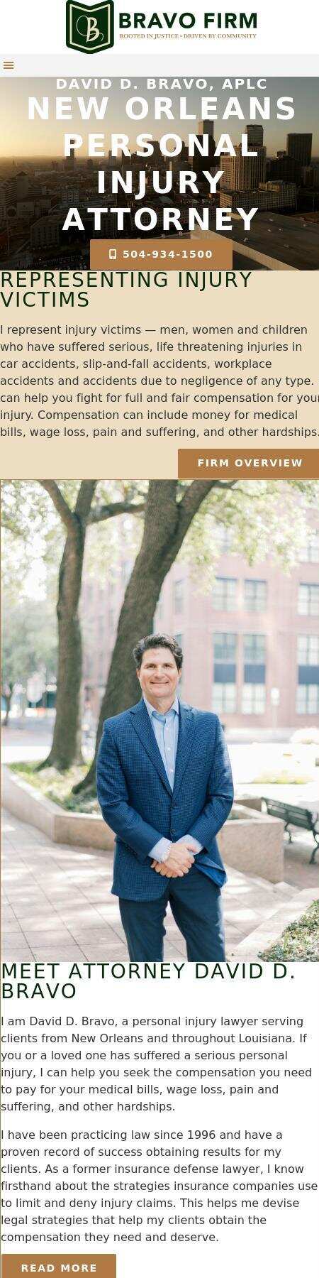 David D. Bravo - New Orleans LA Lawyers