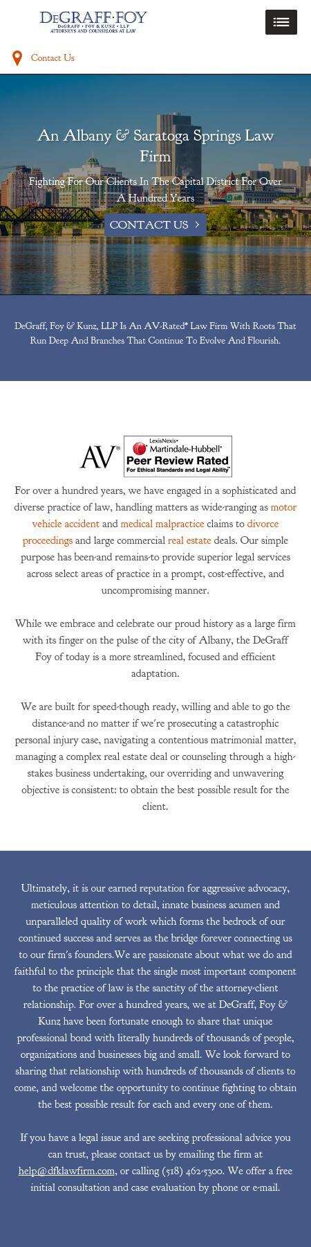 DeGraff, Foy & Kunz, LLP - Albany NY Lawyers