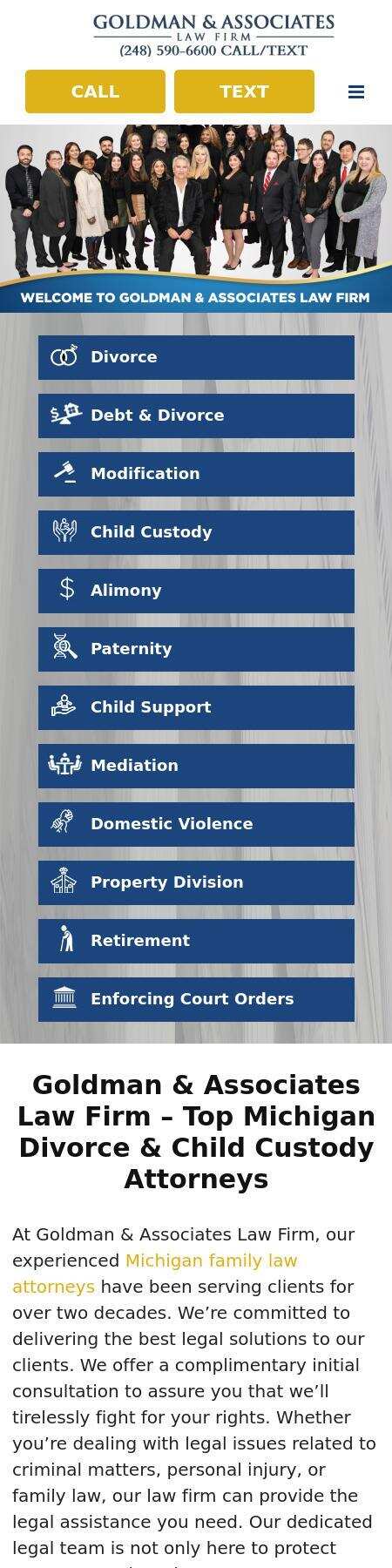 Goldman & Associates - (877) 737-8800 - Detroit MI Lawyers