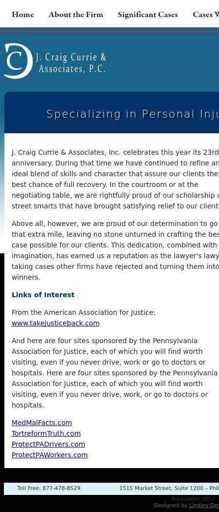 J. Craig Currie & Associates, P.C. - Philadelphia PA Lawyers