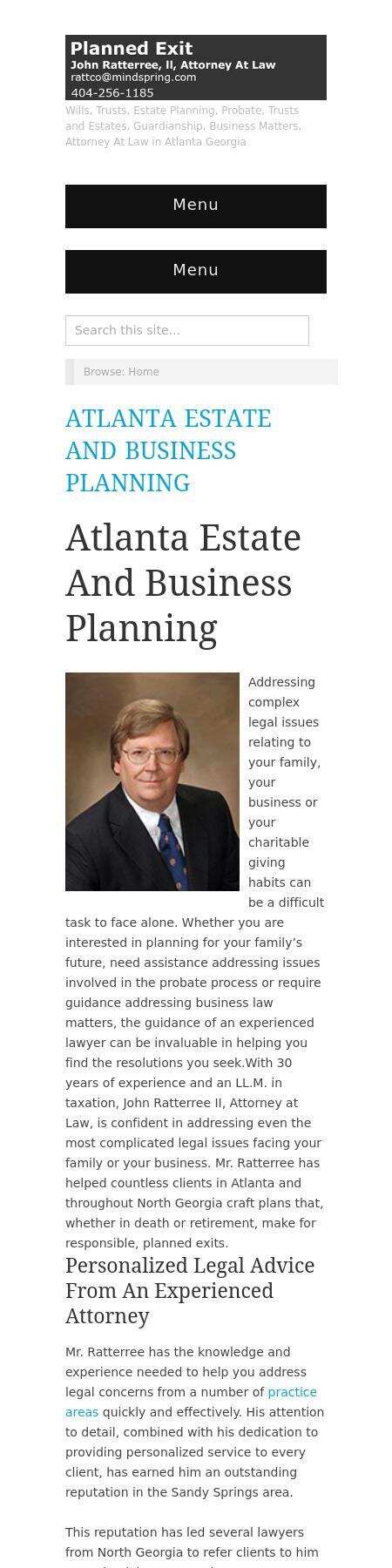 John Ratterree II, Attorney at Law - Atlanta GA Lawyers