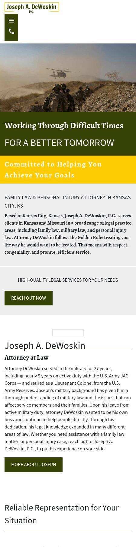 Joseph A. DeWoskin, PC, - Kansas City KS Lawyers