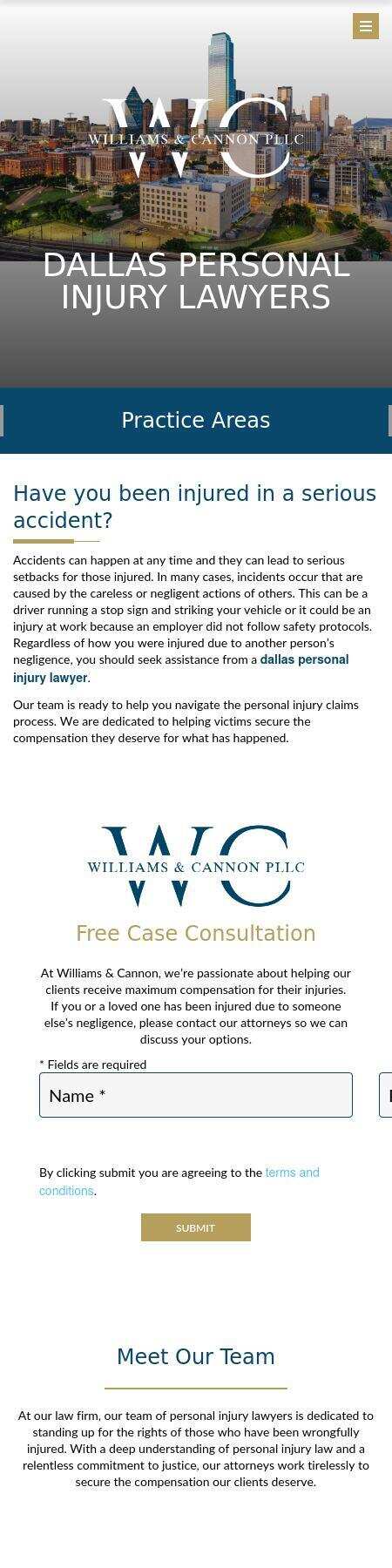 Johnson, Zegen, Scott & Williams, PLLC - Dallas TX Lawyers