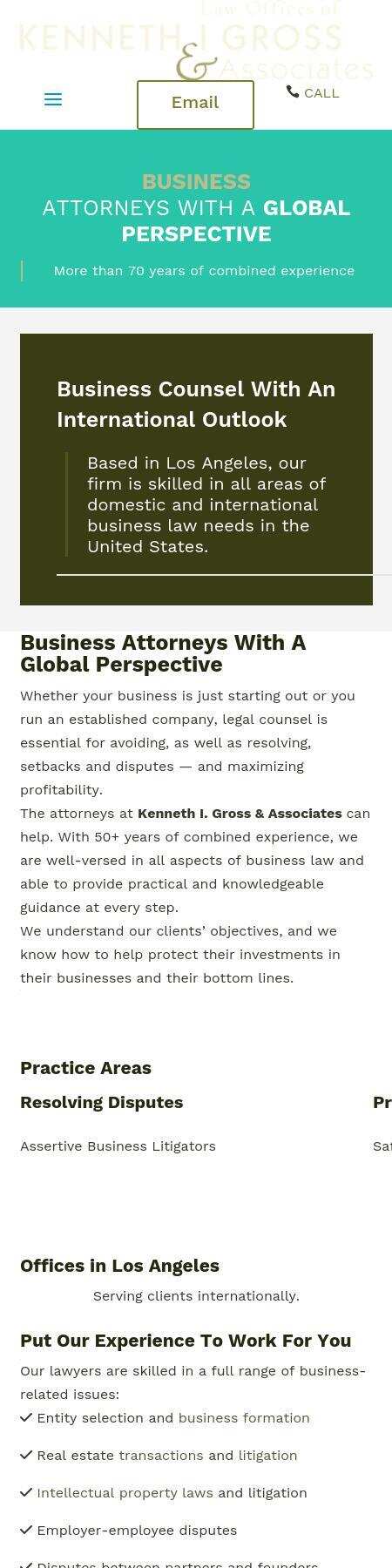 Kenneth I. Gross & Associates - Los Angeles CA Lawyers