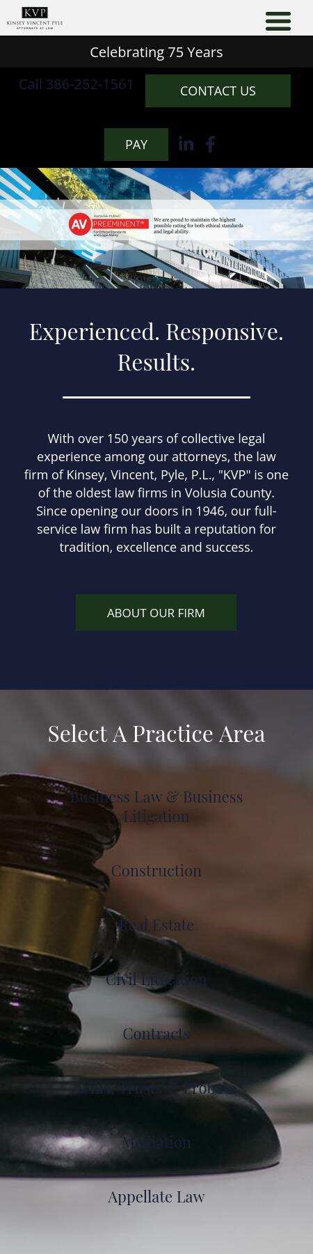 Kinsey, Vincent, Pyle, P.L. - Daytona Beach FL Lawyers
