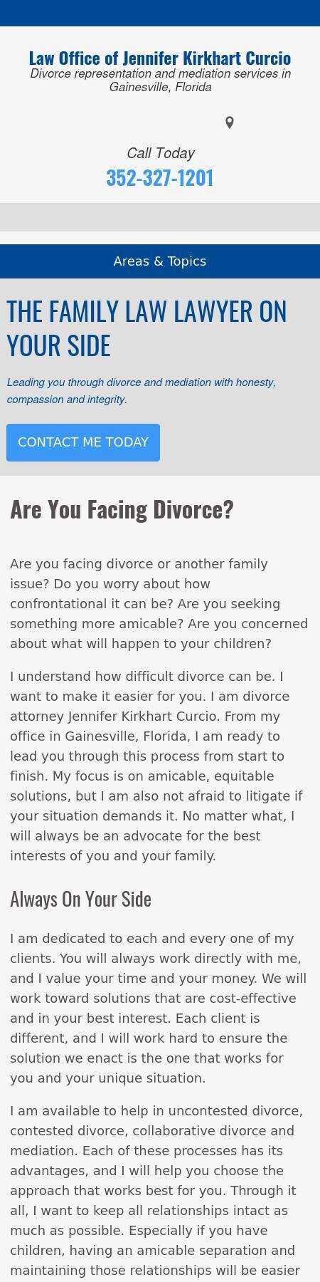 Law Office of Jennifer Kirkhart Curcio - Gainesville FL Lawyers