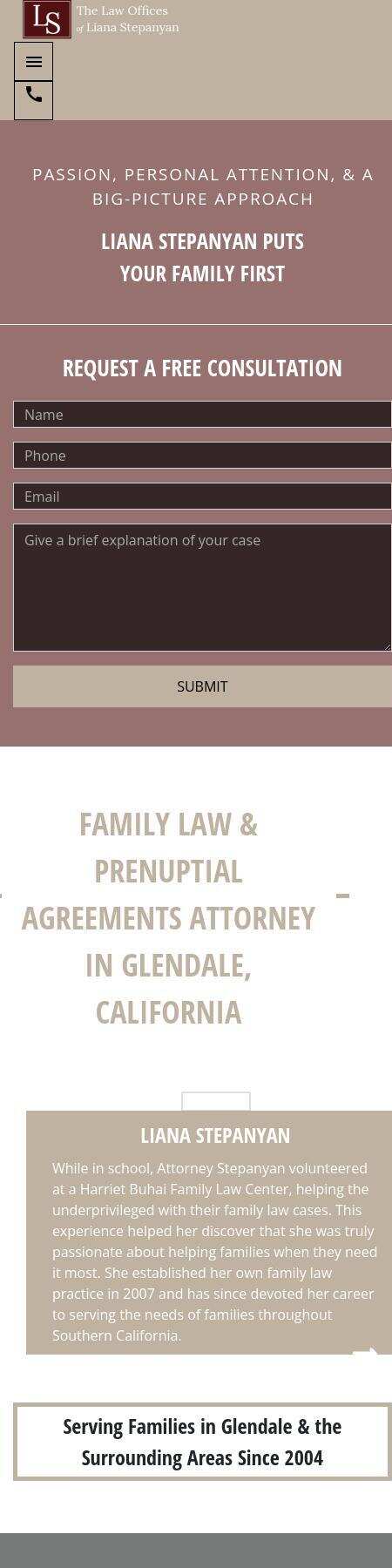 Law Offices of Liana Stepanyan - Glendale CA Lawyers