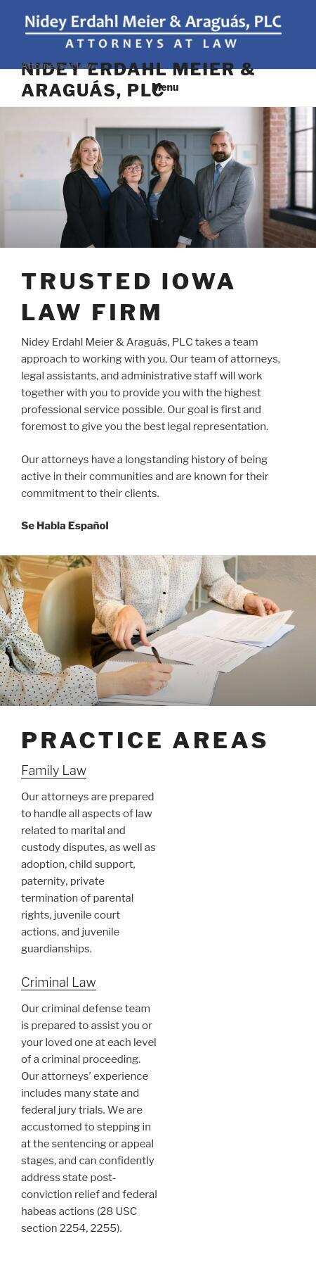 Nidey, Erdahl, Tindal & Fisher, PLC - Cedar Rapids IA Lawyers