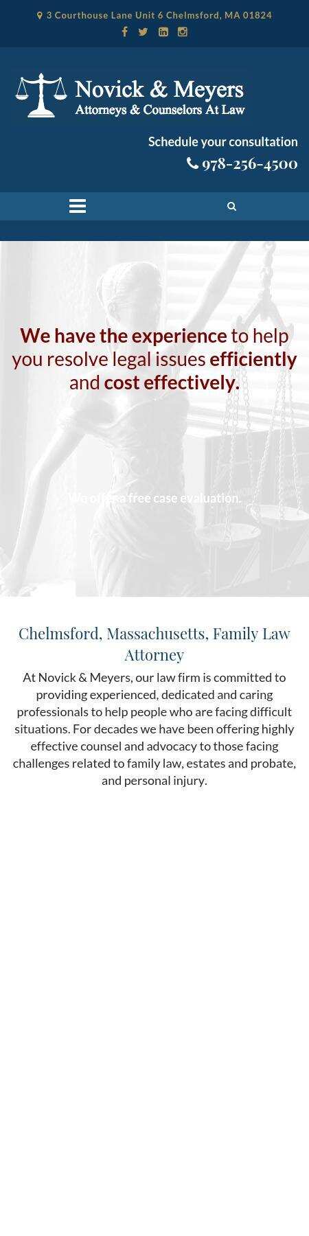 Novick & Meyers - Chelmsford MA Lawyers