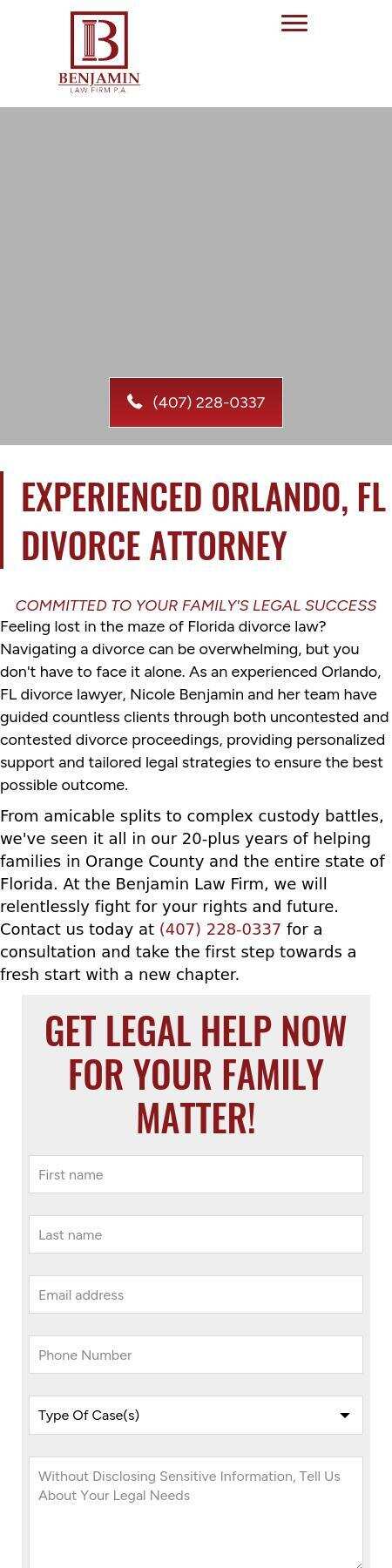 Benjamin Law Firm, P.A. - Orlando FL Lawyers