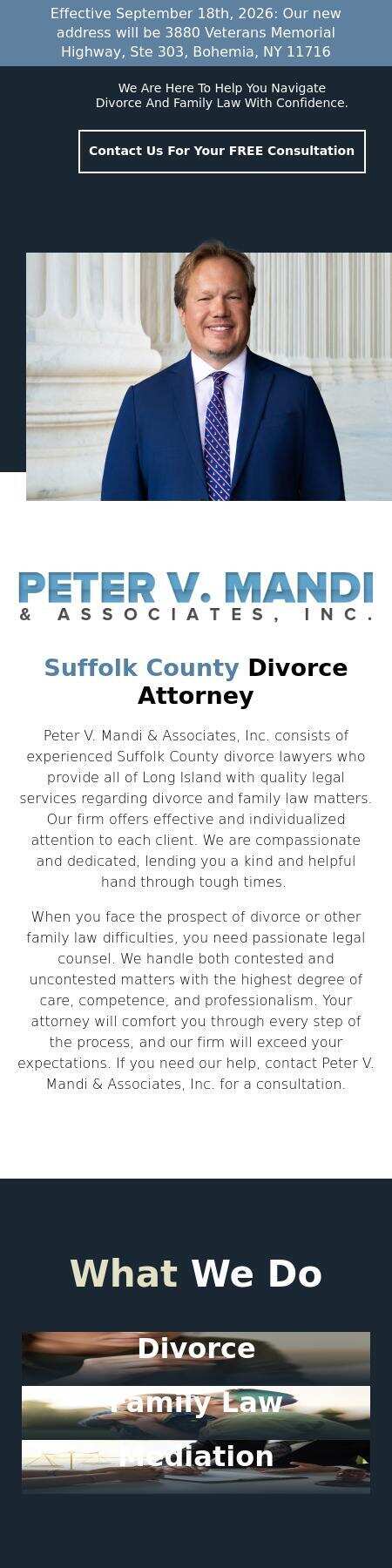 Peter V. Mandi & Associates, Inc. - Bohemia NY Lawyers