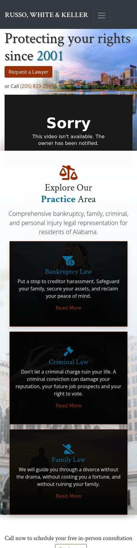 Russo White & Keller PC - Birmingham AL Lawyers