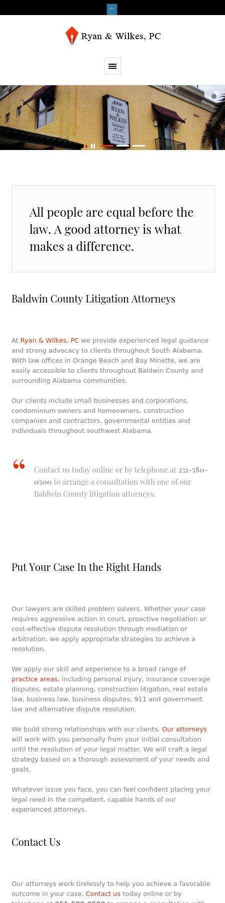 Ryan & Wilkes, P.C. - Orange Beach AL Lawyers