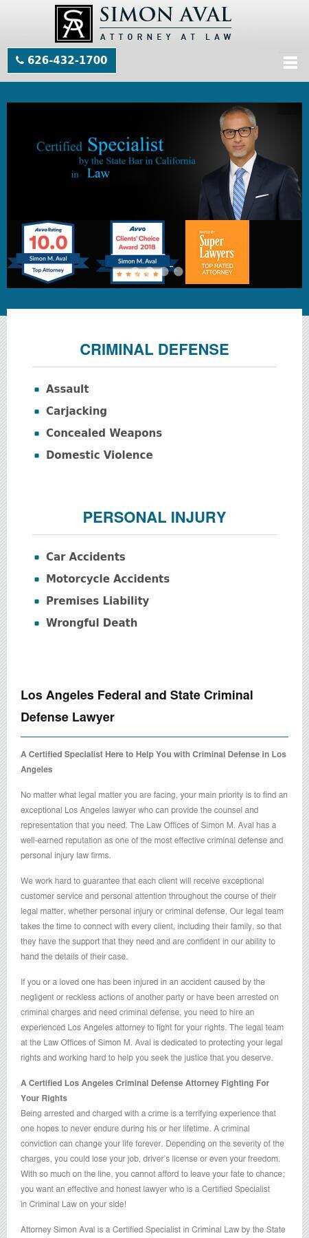 Simon Aval Attorney at Law - Norwalk CA Lawyers