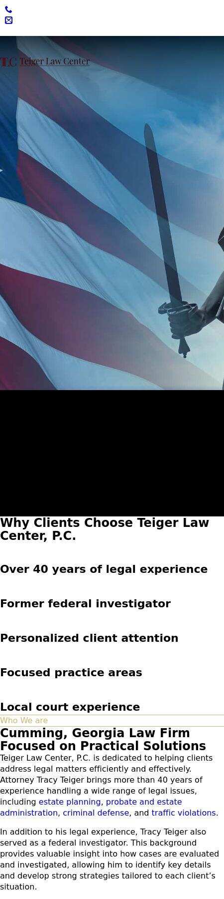 Teiger Law Center, P.C. - Cumming GA Lawyers