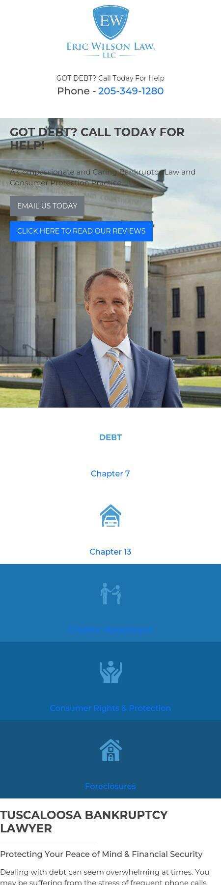 The Law Firm of Eric M. Wilson, LLC - Tuscaloosa AL Lawyers
