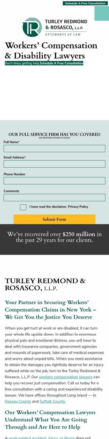 Turley Redmond Rosasco & Rosasco, L.L.P. - Ronkonkoma NY Lawyers